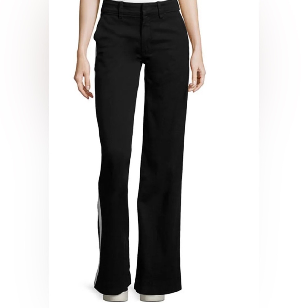 Hudson Joplin Wide Leg Trouser With Track Stripe Size 23